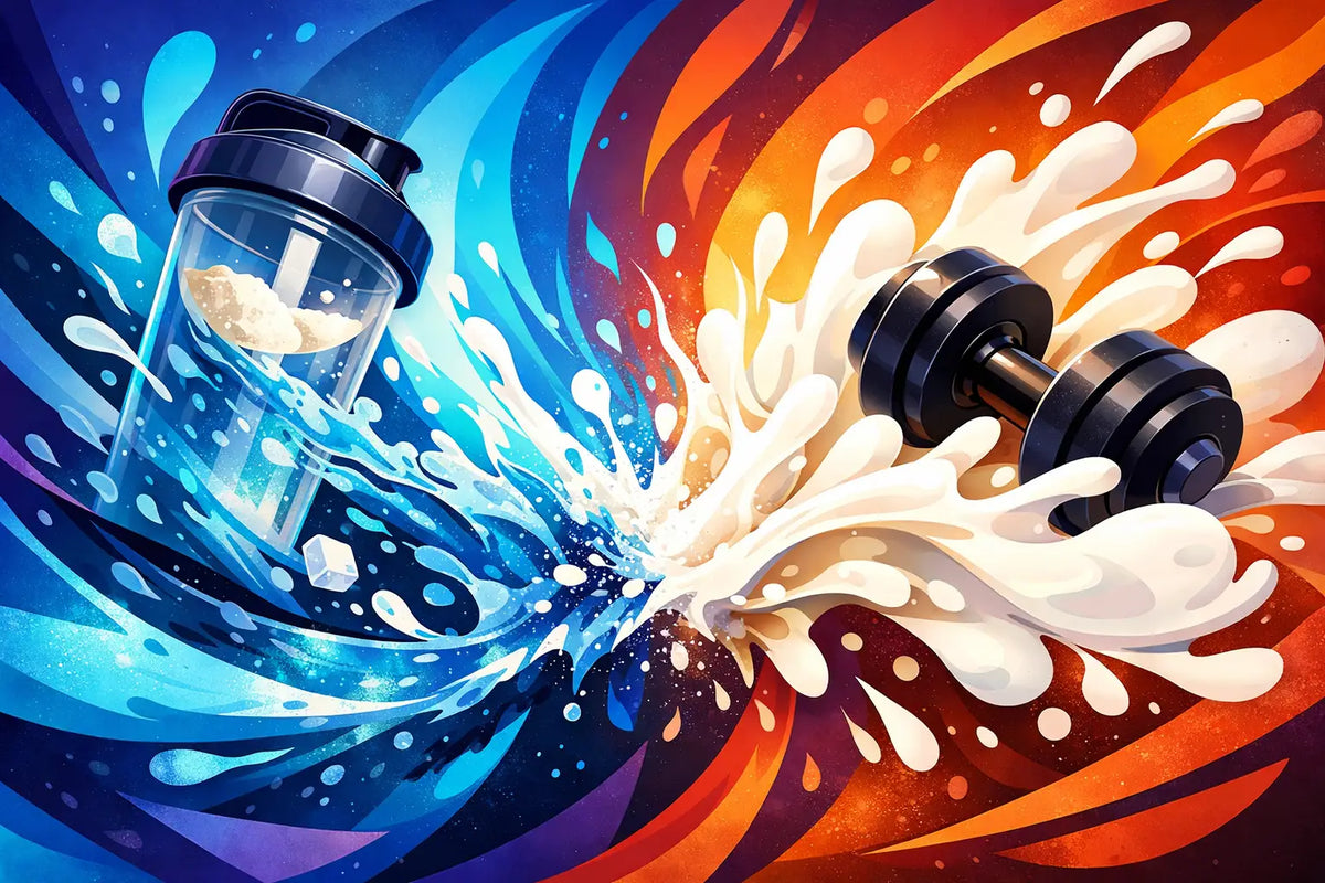 Water Mixed Protein Versus Milk: Which Wins?