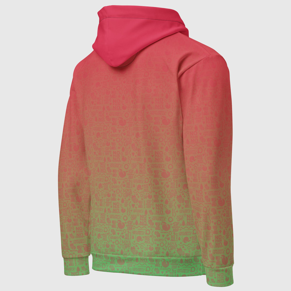 Women's Athletic Hoodie - Straw Melon